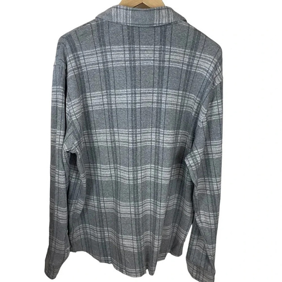 Vince Slub Plaid  Linen Blend Button Up - Picture 9 of 11